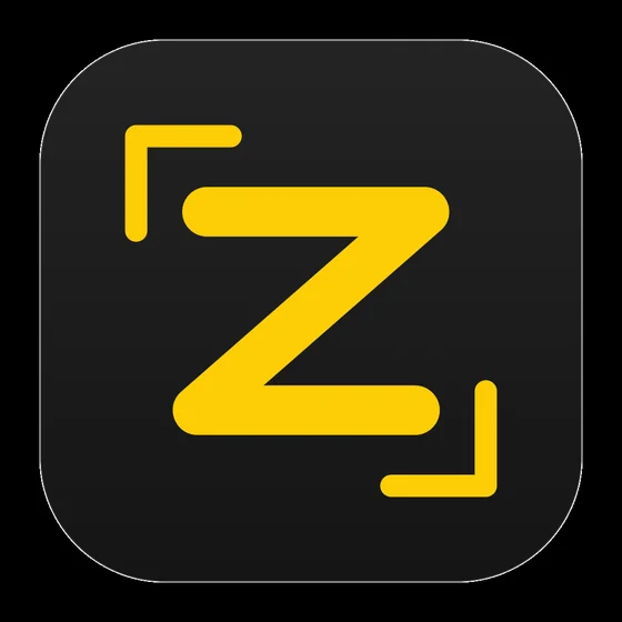 Znip’s yellow and black capture-corner app icon